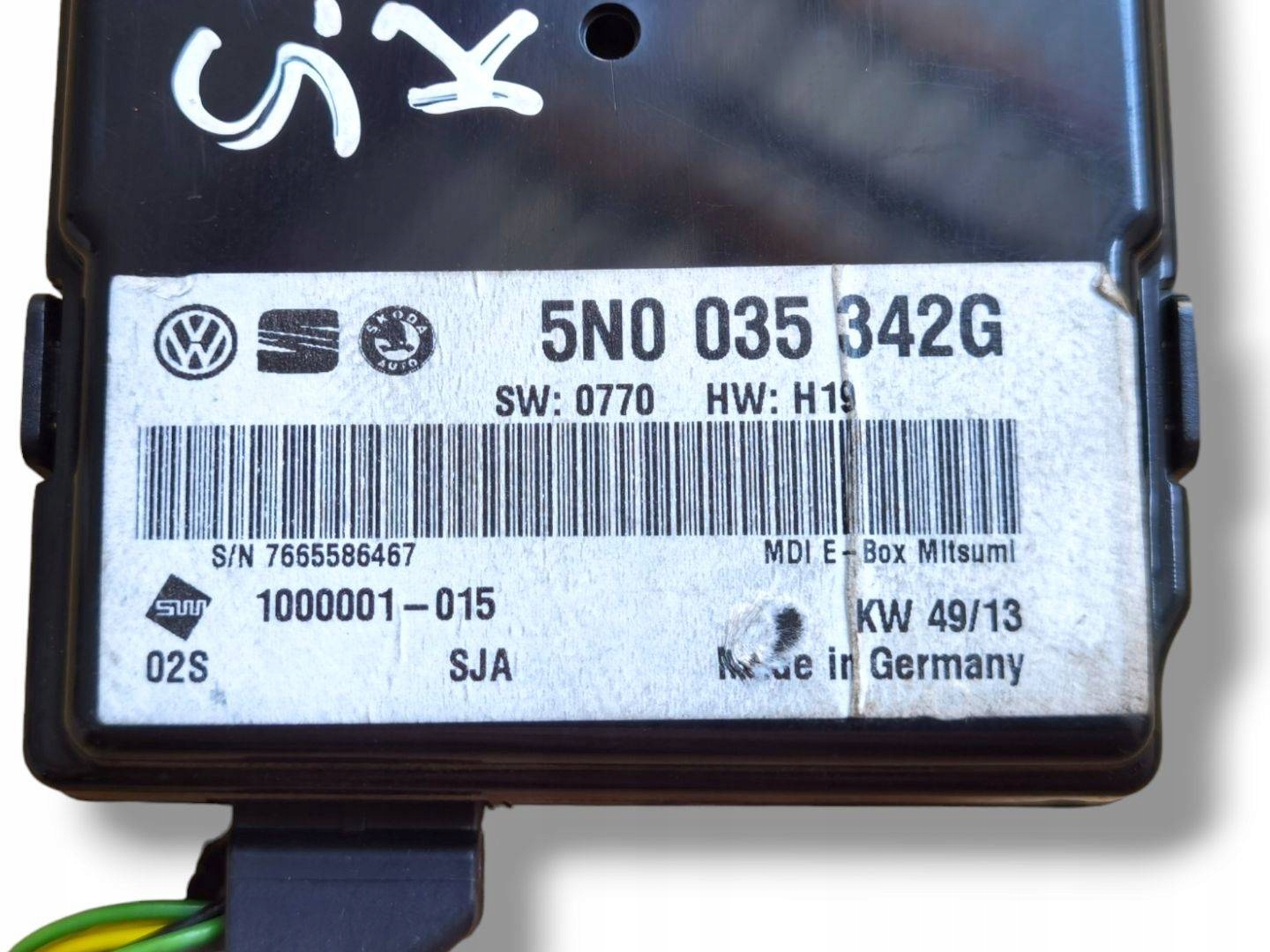 module AUX USB Skoda Rapid NH 2014 5N0035342G