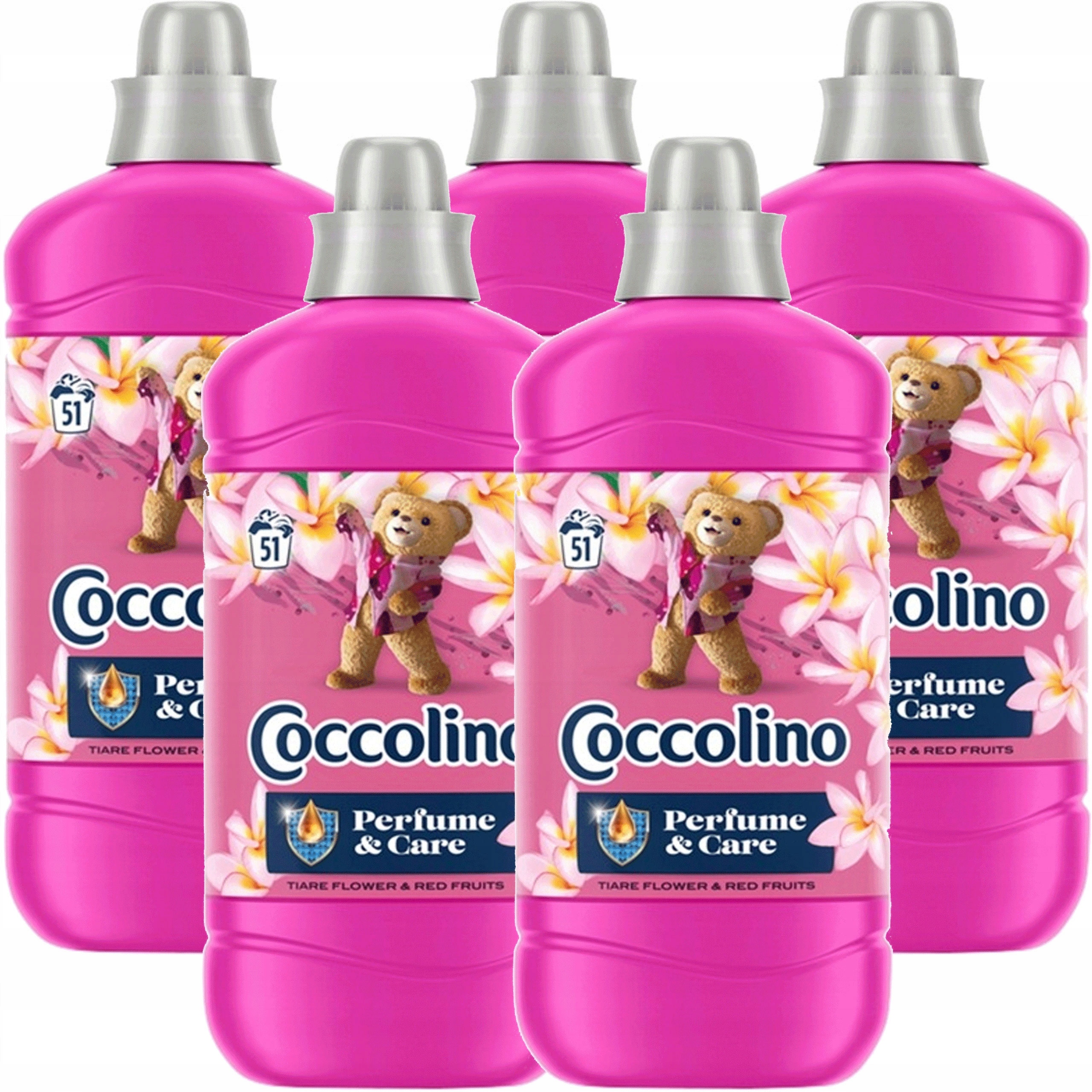 Levně tekutá aviváž Coccolino Creations Tiare Flowers Red Fruits 1,275L x5