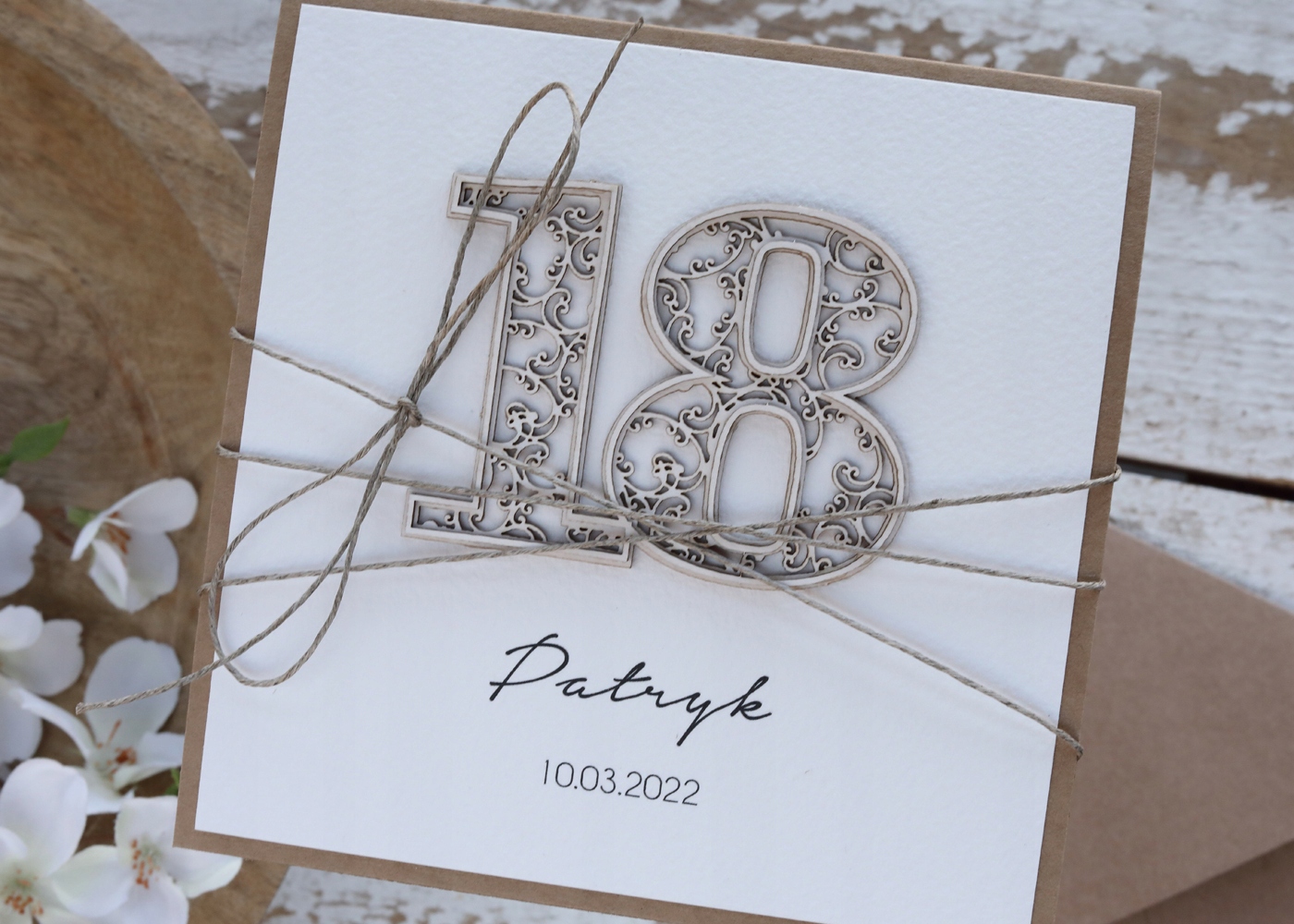 Přání, dárek k 18. narozeninám, osmnáctce