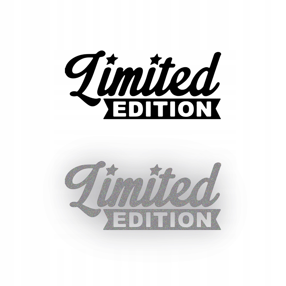 Naklejka LIMITED EDITION W10 na samochód na auto ODBLASKOWA| HOLOGRAM