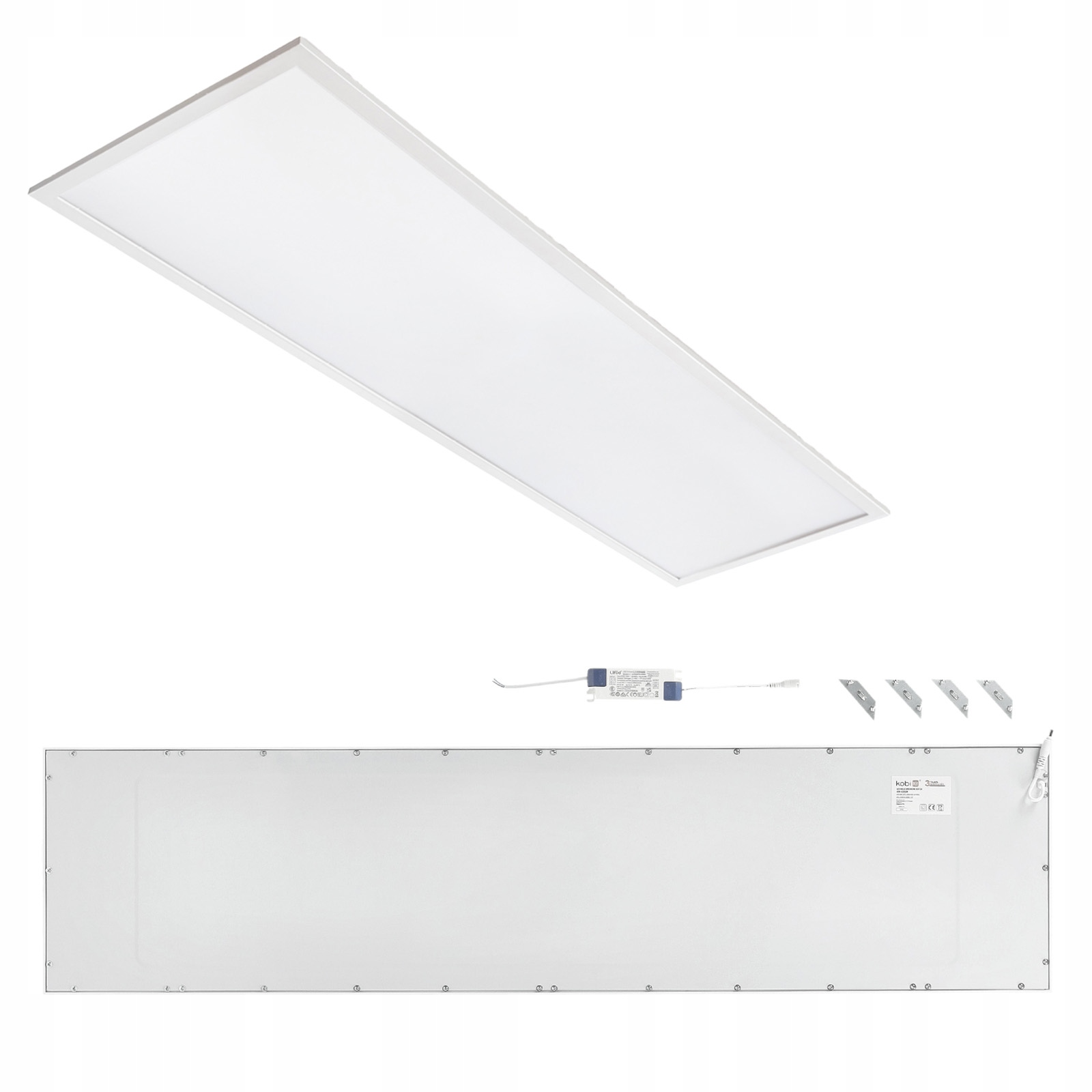 Led panel Nástěnný 40W 4300lm 4000K 120° Neutrální Bílý 30x120cm Nelio