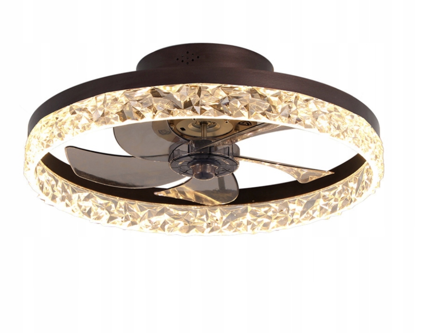 Luster Stropný Ventilátor Lampa Čierna