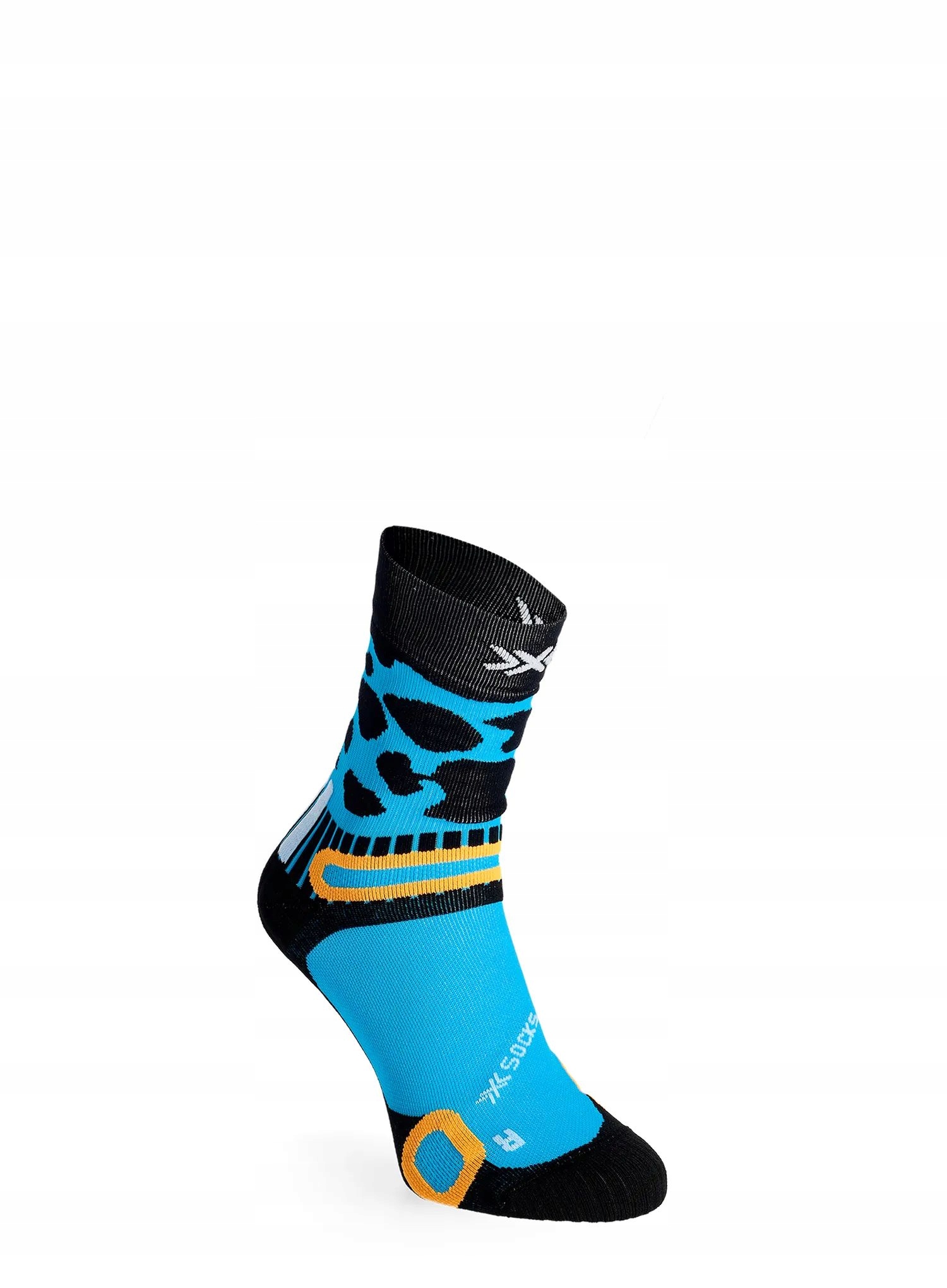 Ponožky X-Socks Hike Discover Crew punchy blue frog 42-44