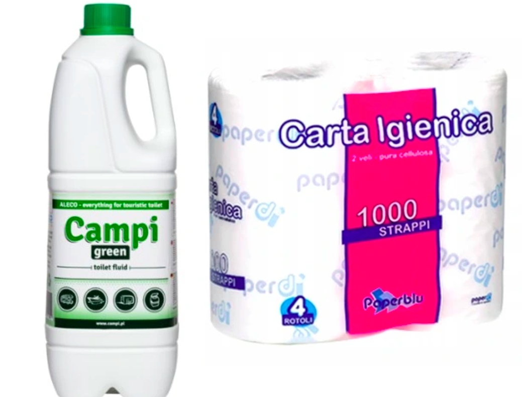 

Płyn Do Toalet Turystycznych Campi Green 2L+papier