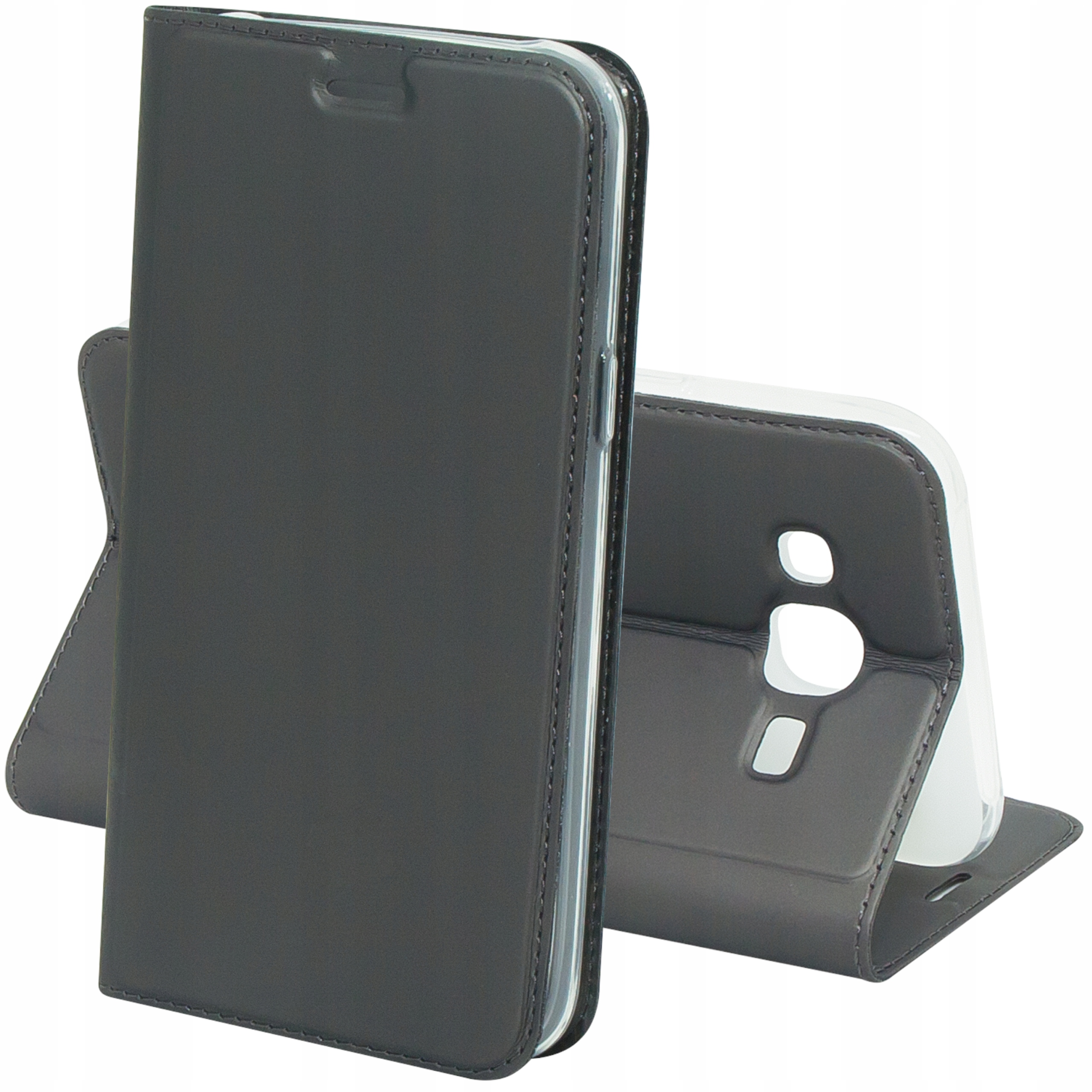 

Etui do Samsung Galaxy J5 czarne klapka podstawka