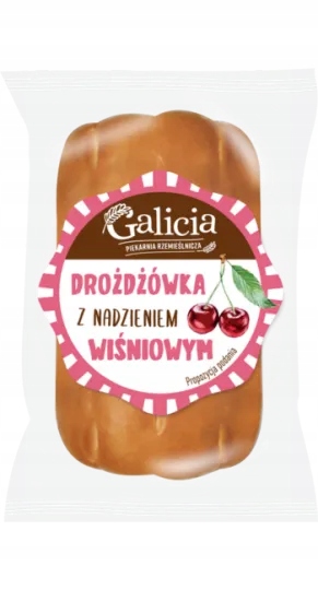 DROŻDŻÓWKA Z NADZIENIEM WIŚNIOWYM 80G