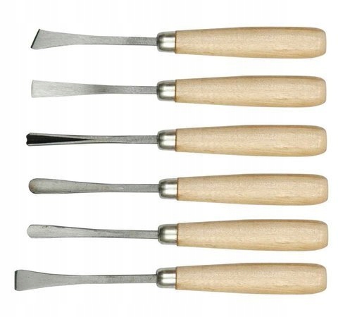 

Vorel Dłuta Snycerskie Drewniana Rączka 6SZT