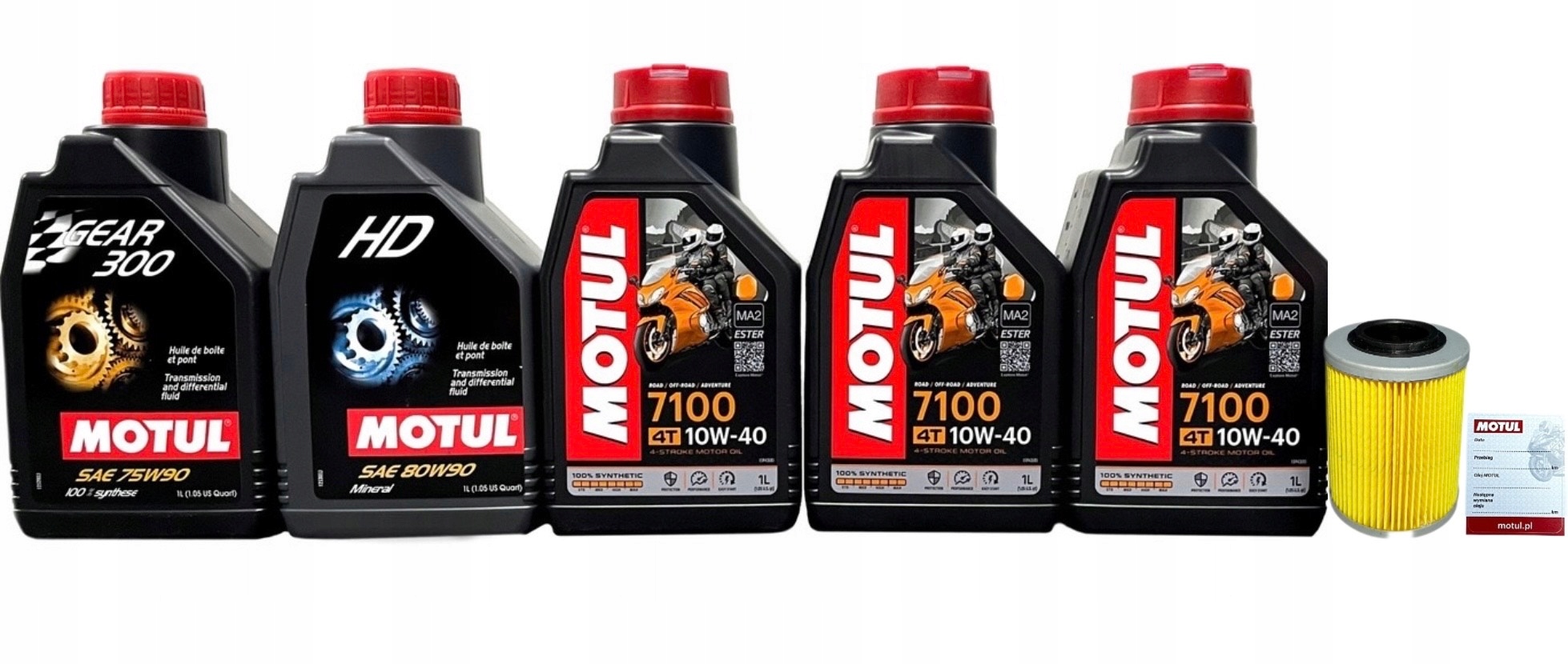 Zestaw serwisowy do Quadów Odes 650 850 1000 Oleje Filtr Wlepka