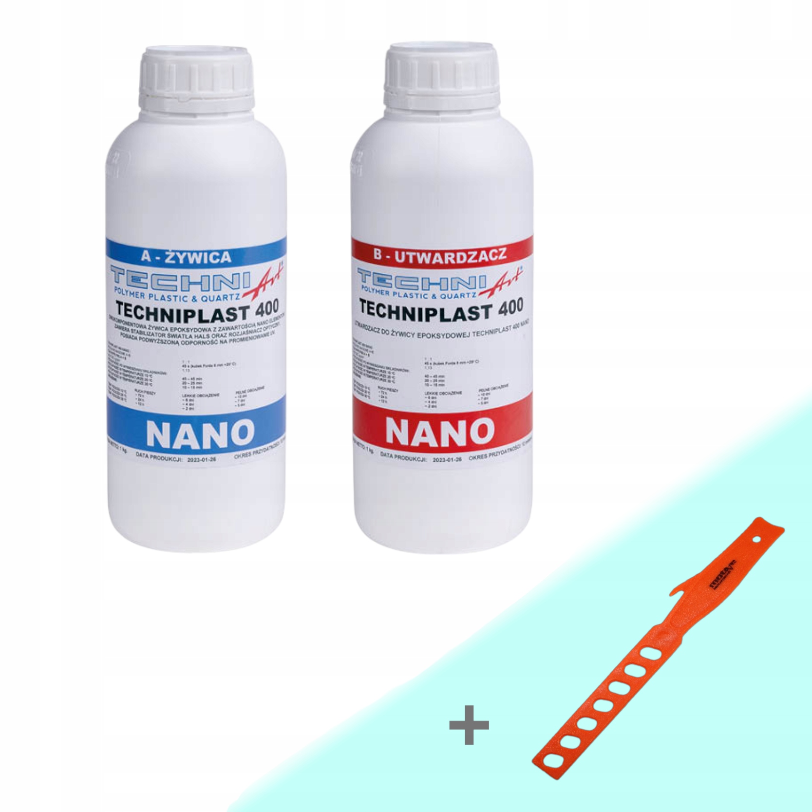 Żywica epoksydowa Techniplast 400 Nano to wzmocniony system bezbarwny 2 kg