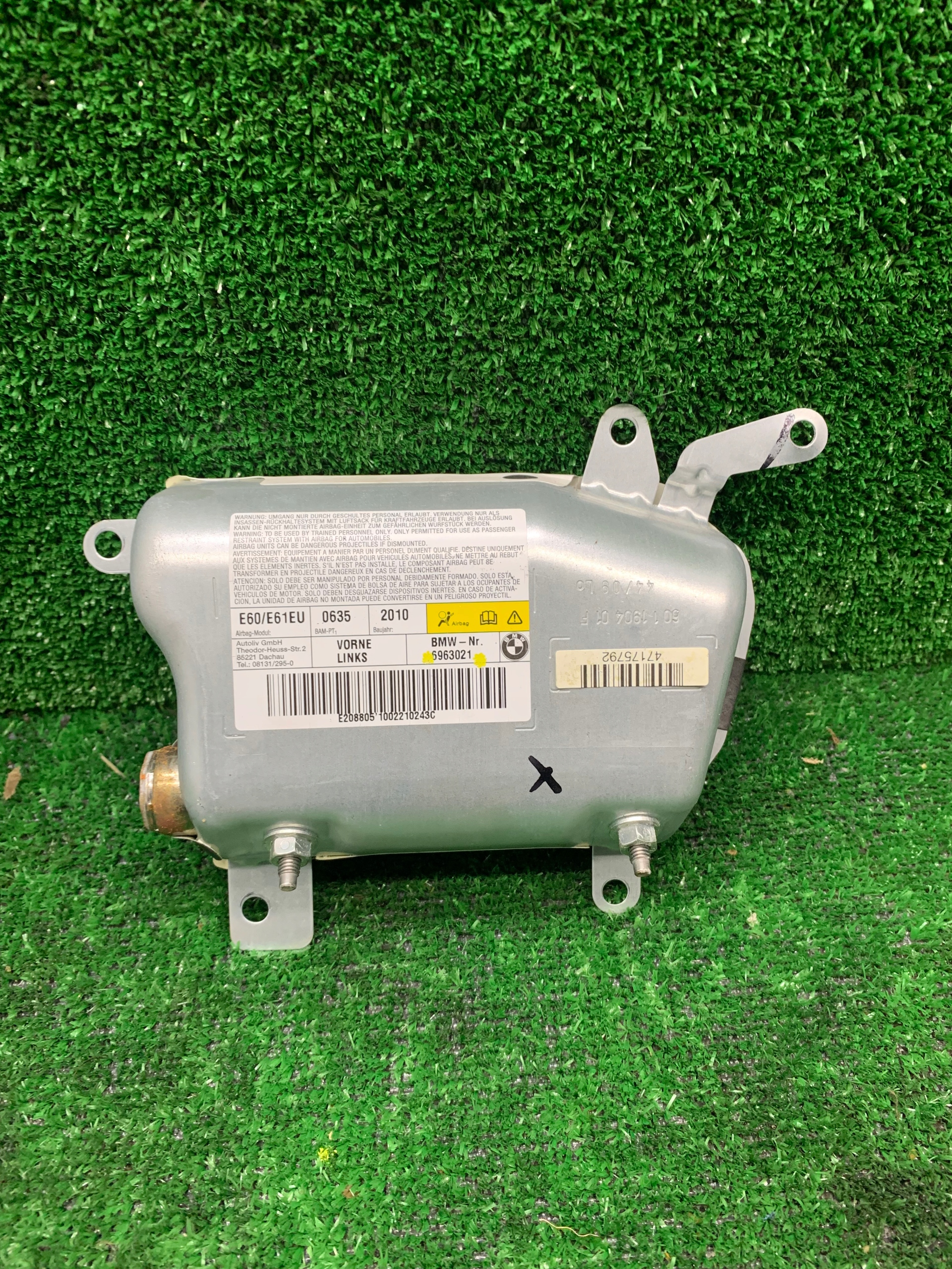 PODUSZKA AIRBAG DRZWI LEWA LEWY PRZÓD BMW E60 LCI 6963021