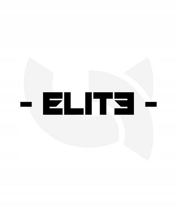 Naklejka ELITE 48 cm na szybę
