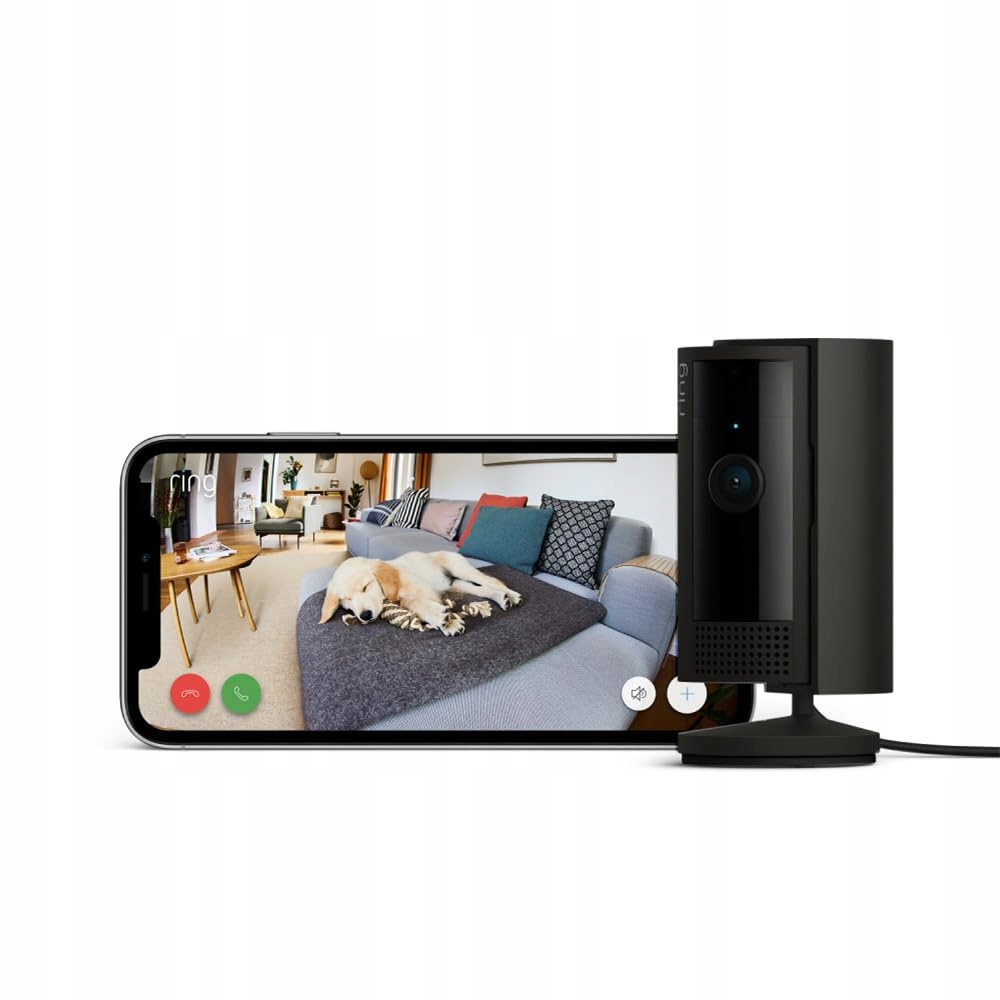 RING Kamera Wewnętrzna 2 Gen 1080p HD WiFi Idealna Dla Zwierząt — miniatura 2