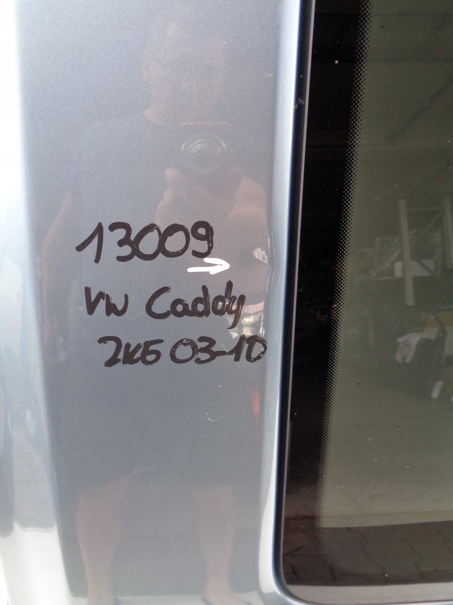 door left rear. sliding window VW CADDY 2K 2K0 03- NR 13009