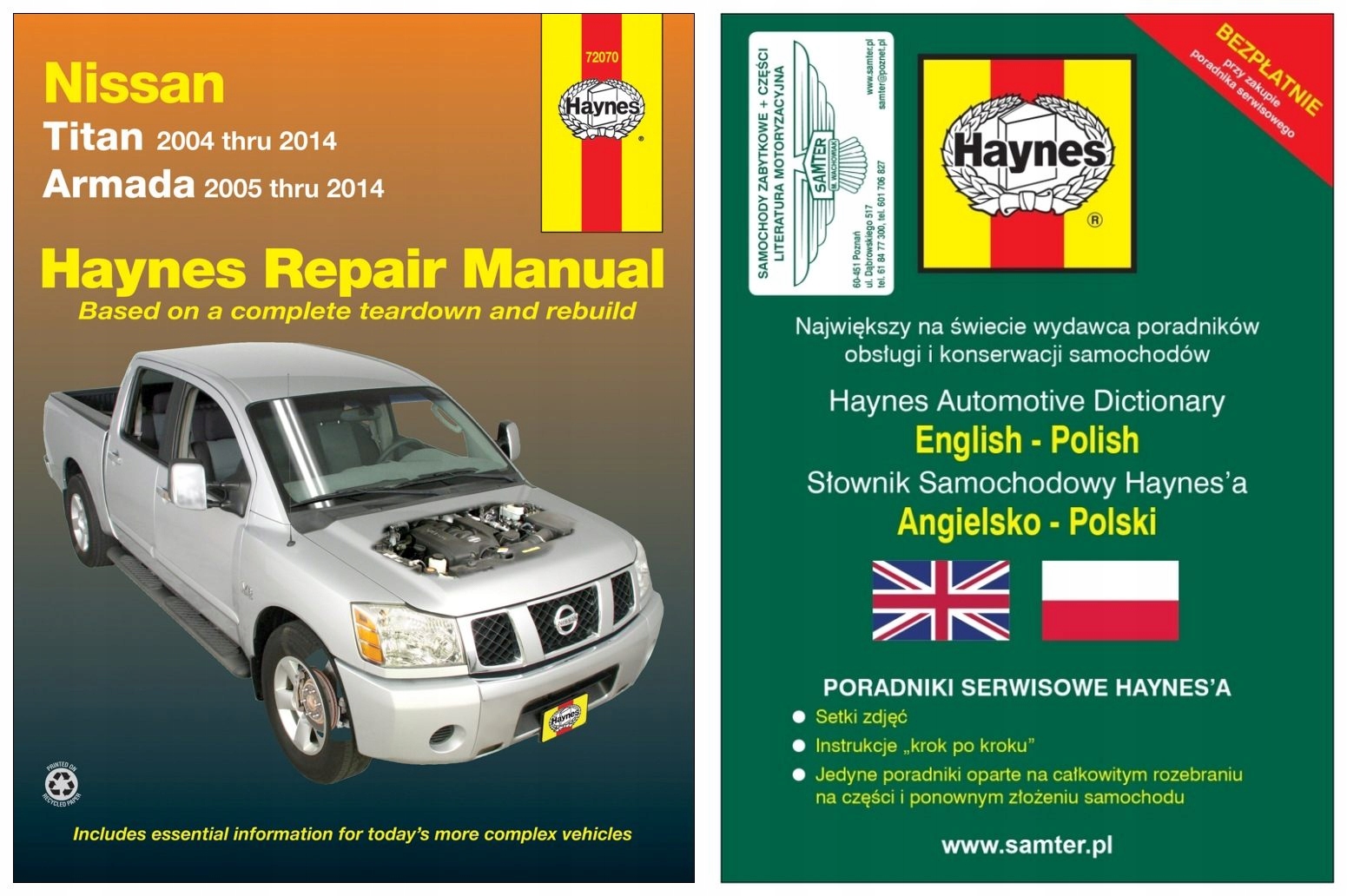 Nissan Titan Armada 04-14 Керівництво по ремонту Haynes
