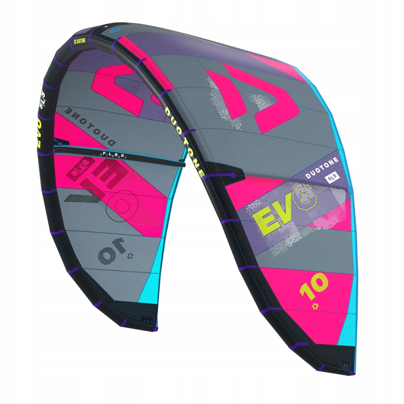 Dtk 2024 Létající drak Duotone Evo Sls Pink/Grey 10 m