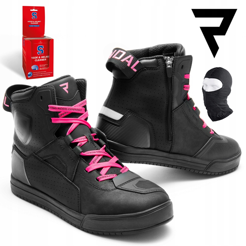 Motocyklové Topánky Rebelhorn Vandal II| Krátke Vetrané Tenisky Darčeky