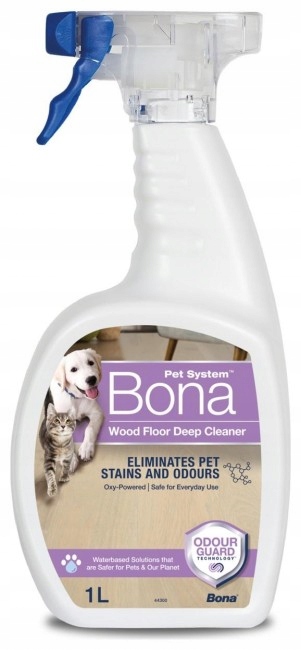 Bona Pet System Spray pro dřevěné podlahy 1L eliminace zápachu zvířat
