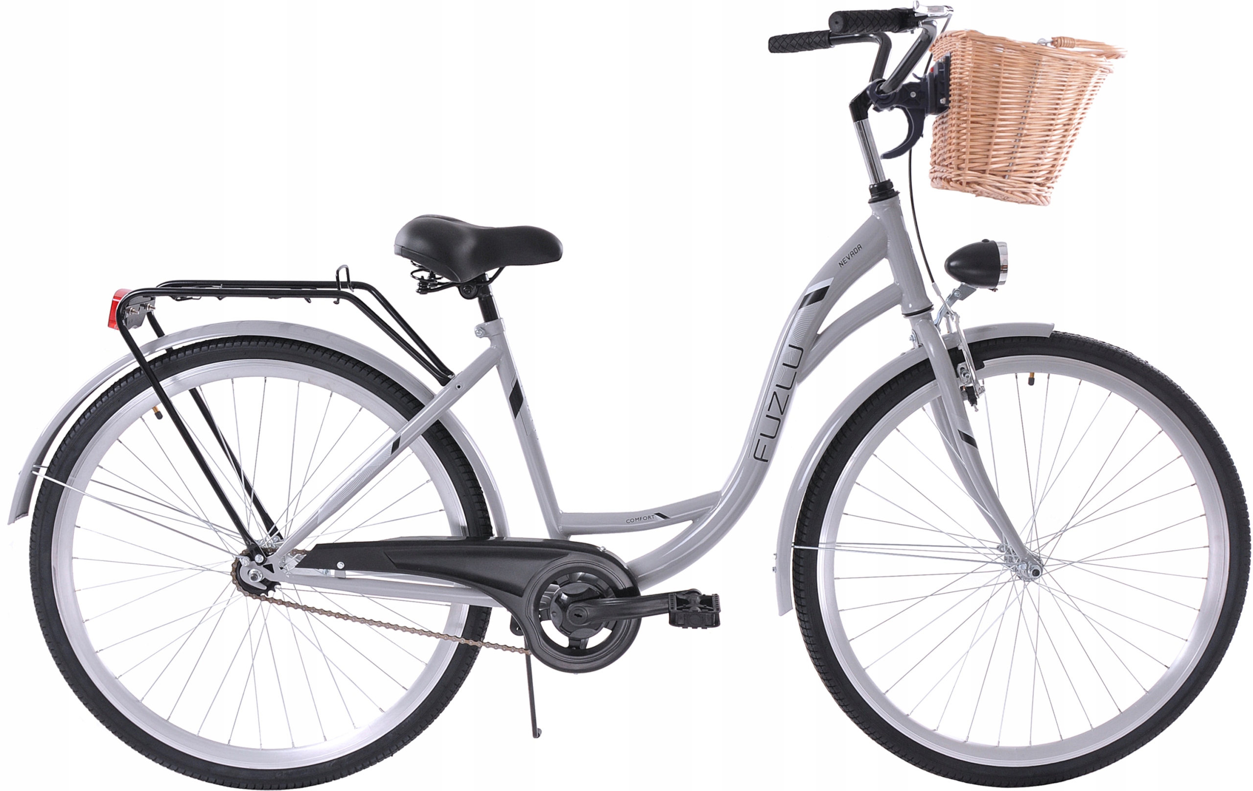 ROWER MIEJSKI 28 DAMSKI DAMKA FUZLU NEVADA 1S KOSZ