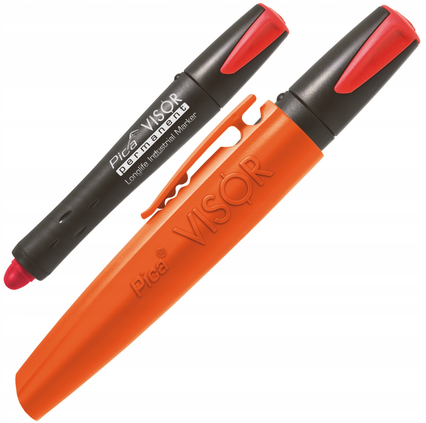 PICA 990/40 ZNACZNIK WOSKOWY VISOR CZERWONY