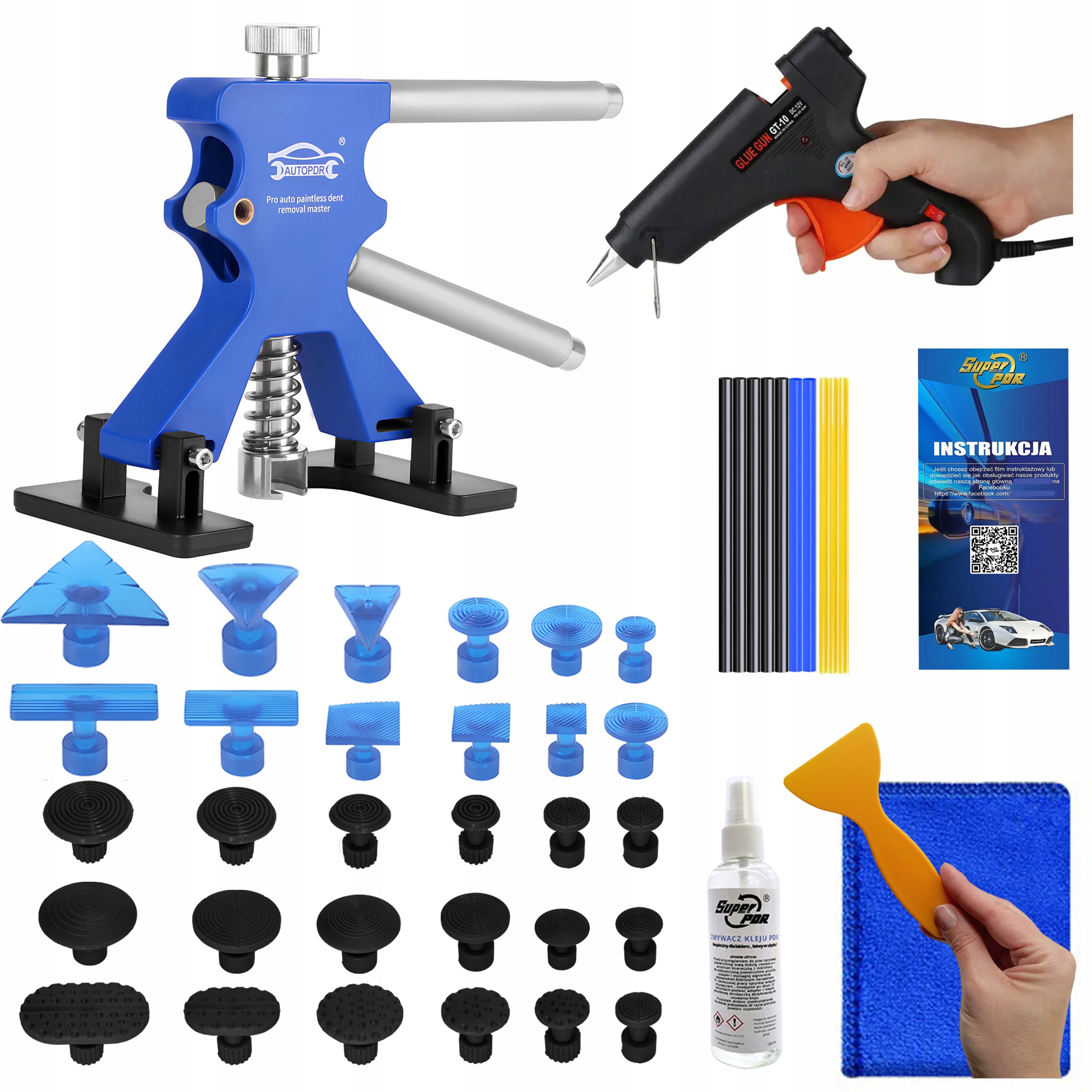 Sada na odstraňování promáčklin jako dárek pro mechanika chlapa klempíře