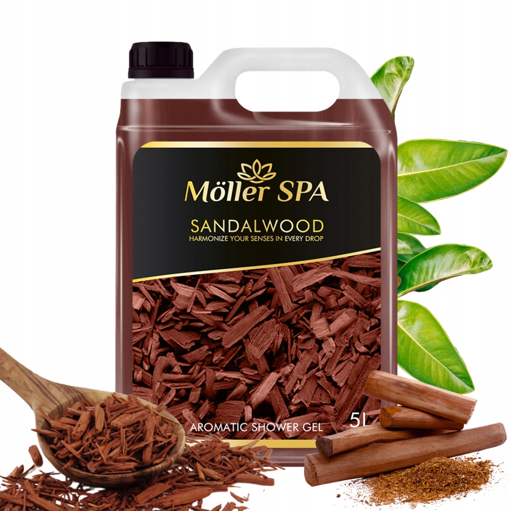 Möller Spa Sandalwood Żel Pod Prysznic Drzewo Sandałowe Jakość Premium 5L