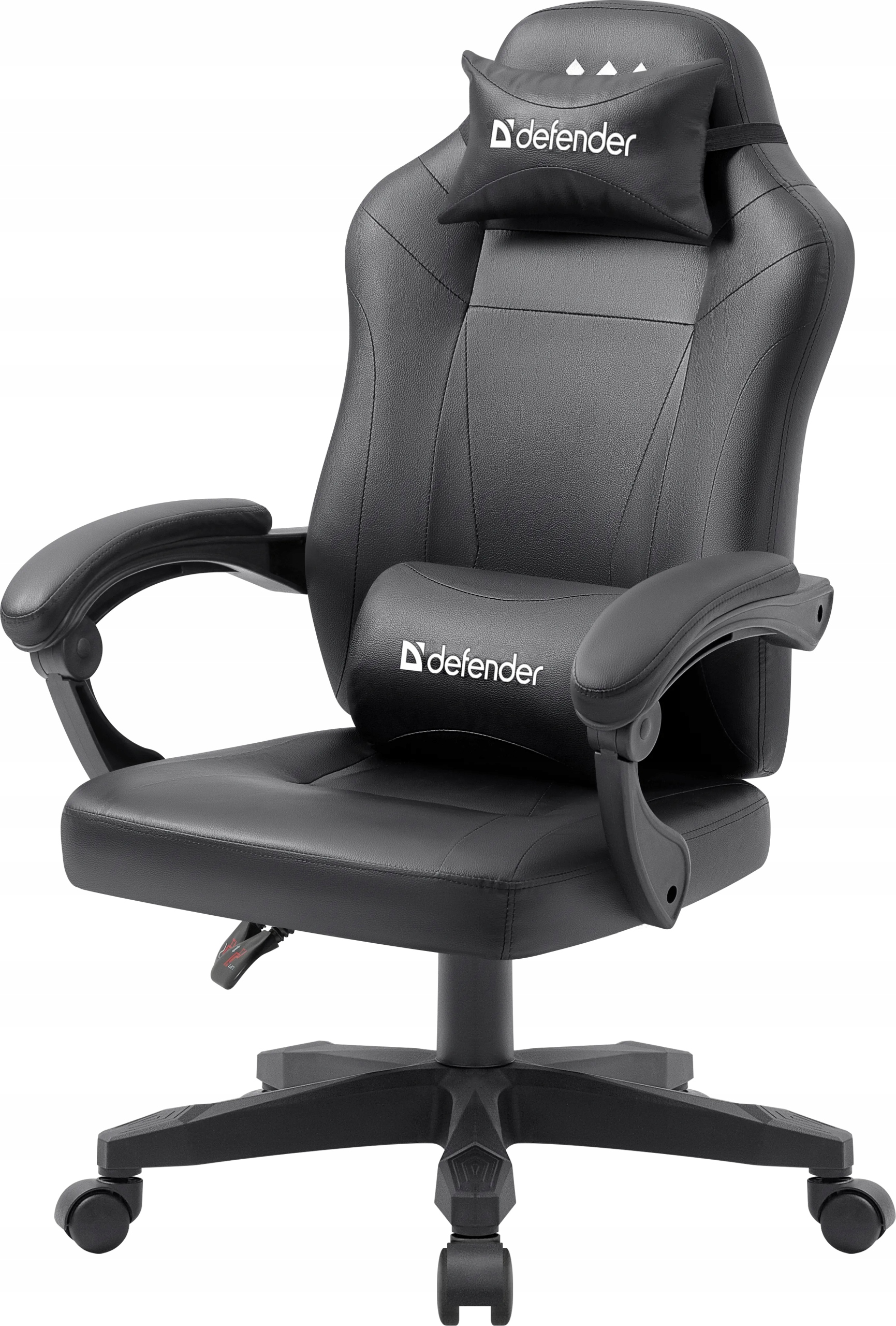 FOTEL DEFENDER MASTER CZARNY GAMING — 7