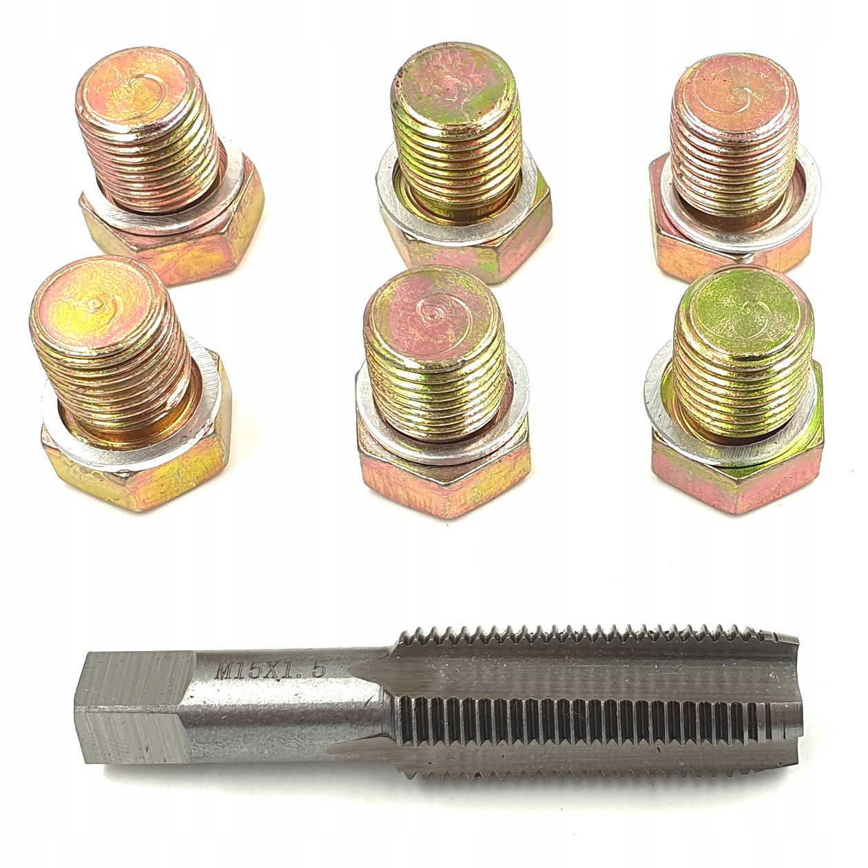 ZESTAW NAPRAWCZY KORKA OLEJU M15X1.5 DO NAPRAW M14 Marka inna