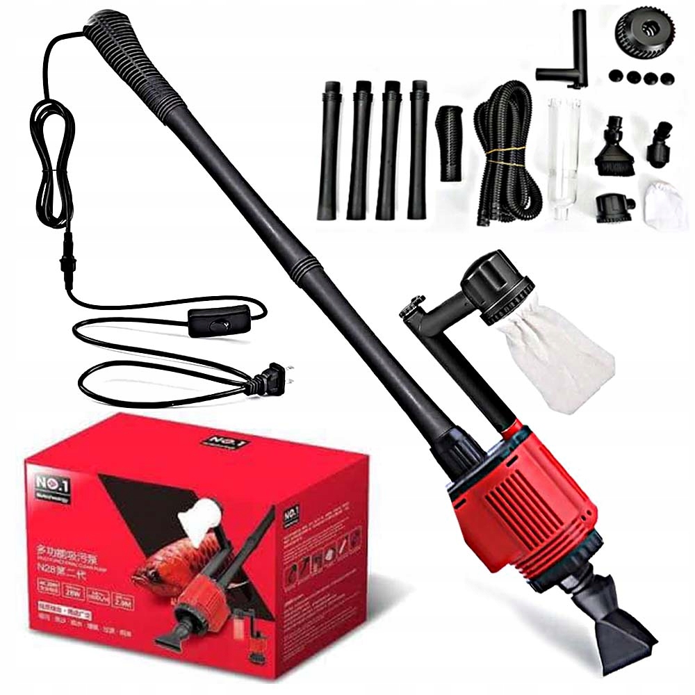 Levně Vysavač Do Akvária Na Čištění Písku A Štěrku 28 W