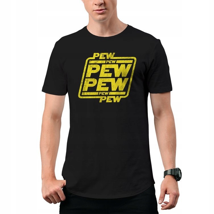 

Koszulka T-Shirt Pew Pew Pew Gwiezdne Wojny M