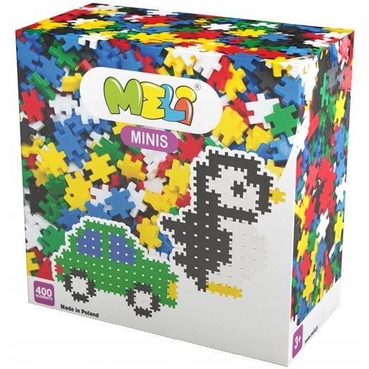 

Klocki Konstrukcyjne Wafle Meli Minis 400 elem.