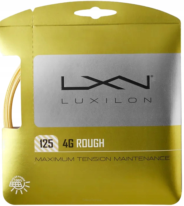 Naciąg tenisowy Luxilon 4G Rough 1,25mm żółty