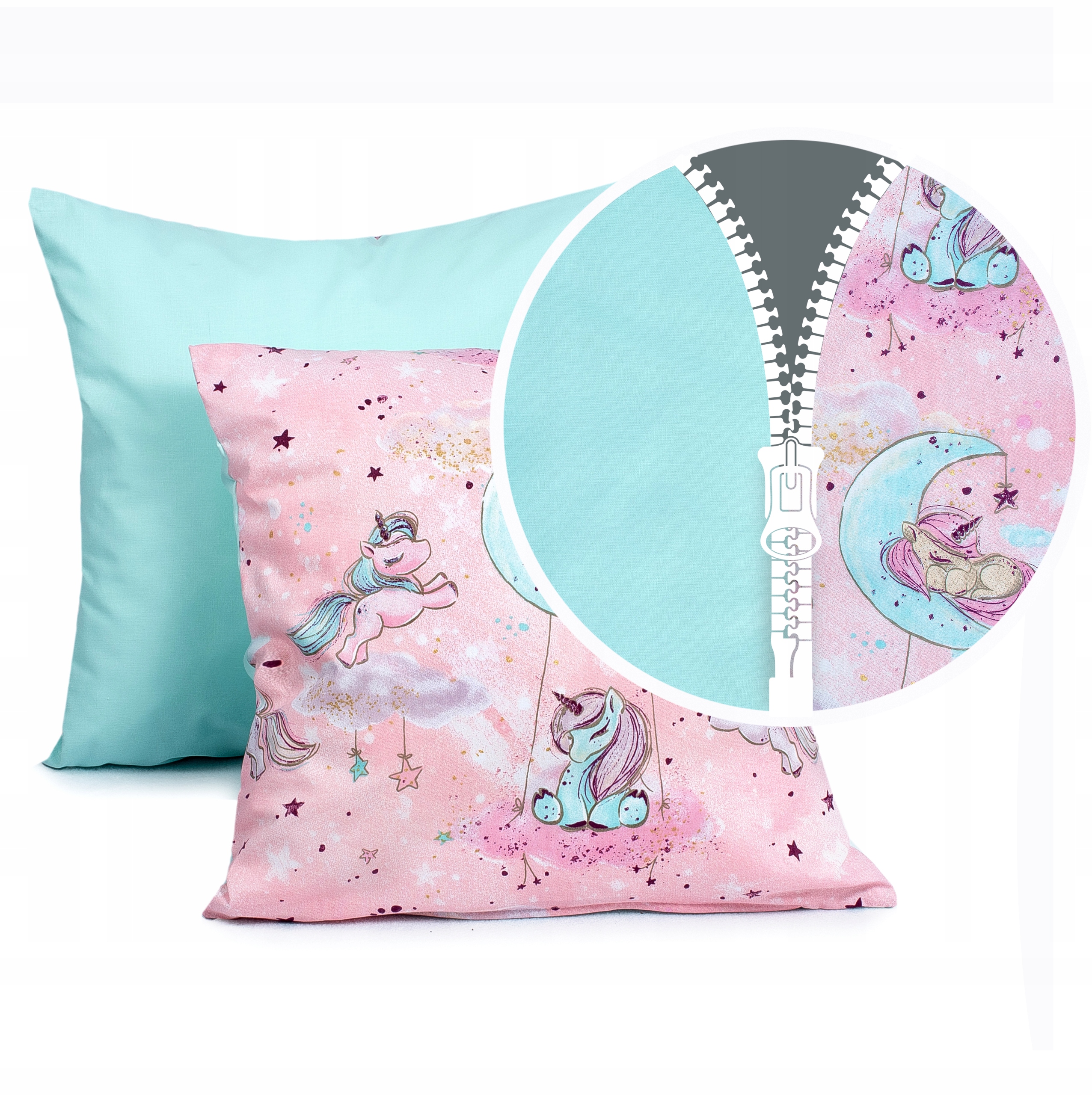 

Poszewka na jaśka 40x40 bawełniana z zamkiem