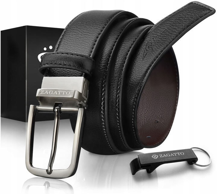 

Pasek męski skórzany dwustronny 2 w 1 Zagatto