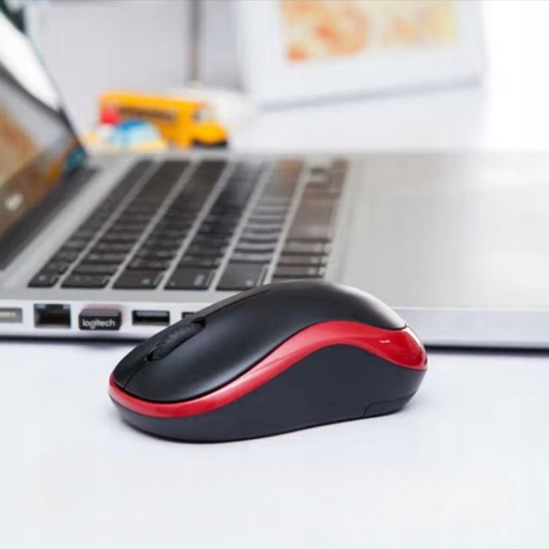 Myszka Bezprzewodowa DO LAPTOPA Cicha Mysz DO KOMPUTERA Logitech M185 Model M185