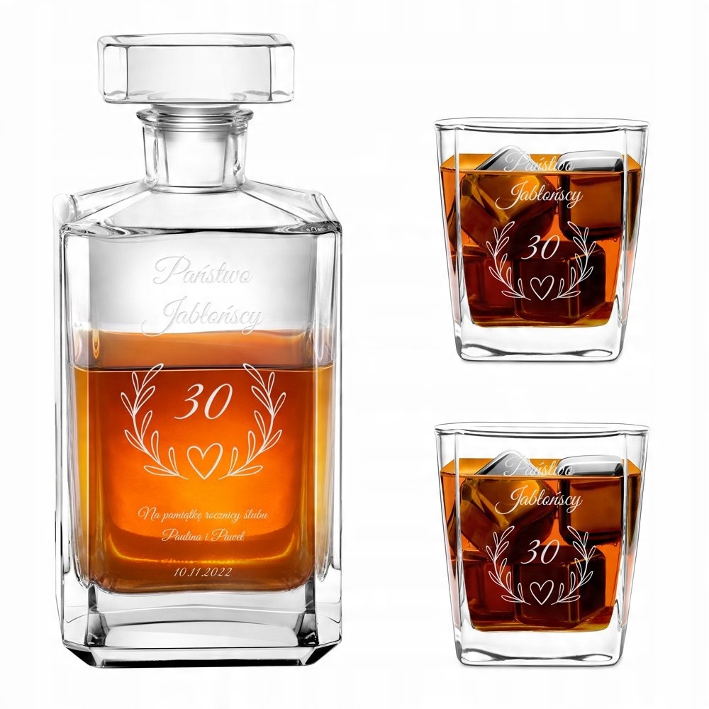 

Na Rocznice Ślub Karafka Na Whisky Grawer