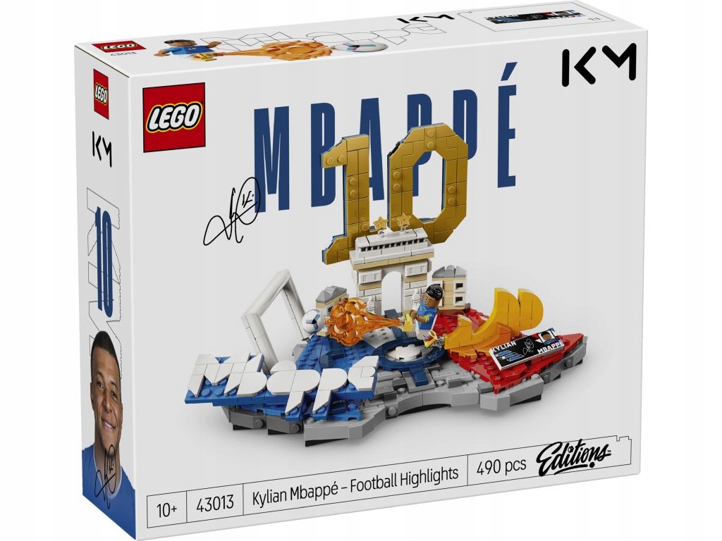 Lego 43013 Editions Kylian Mbappé fotbalové momenty