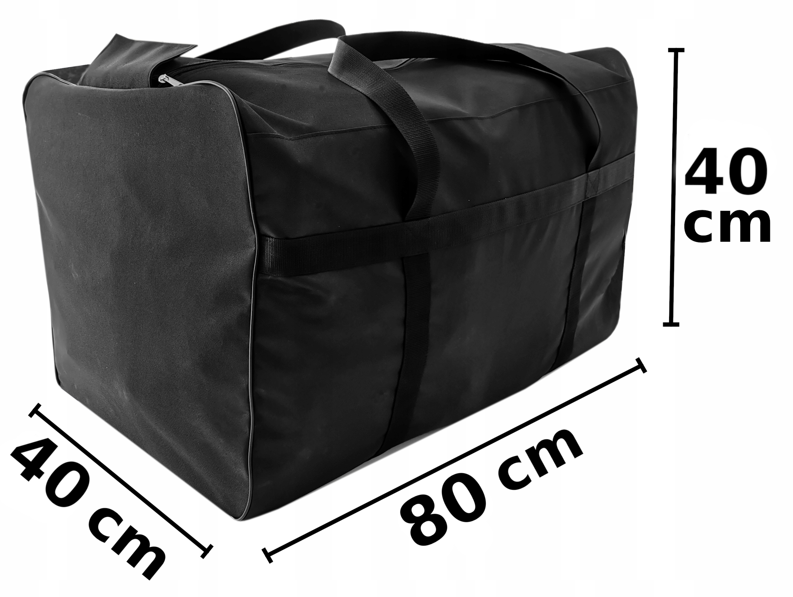 DUŻA TORBA PODRÓŻNA TURYSTYCZNA 120L POJEMNA BAGAŻ Wysokość 40 cm