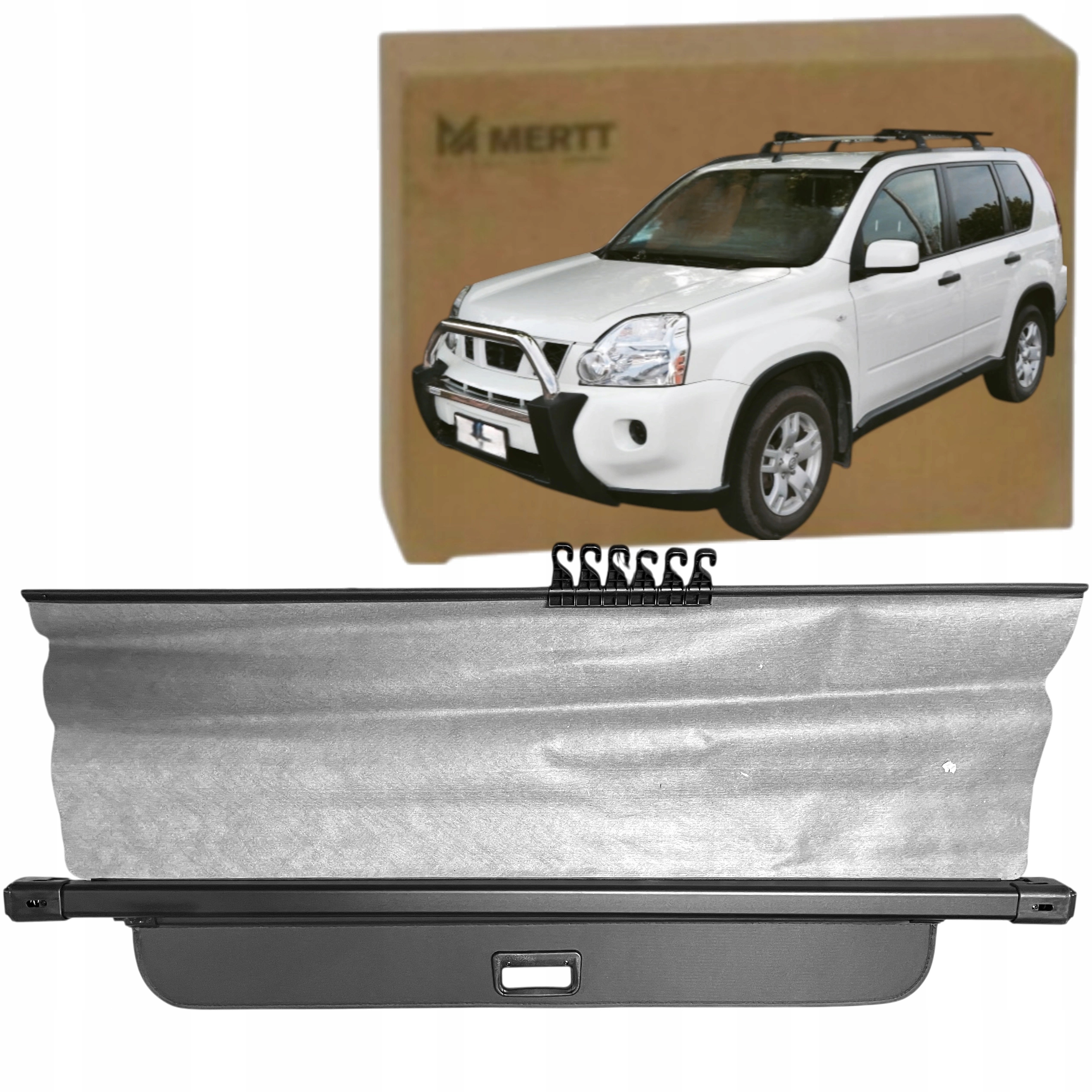 Roleta zavazadlového prostoru Zadní Nissan X-trail II T31 2007-2013 nová černá