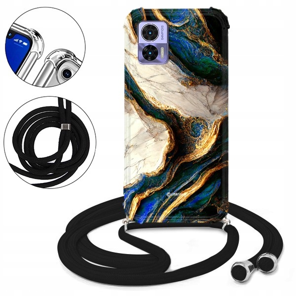 

Etui Crossbody do Motorola Edge 30 Neo Marmur Wz