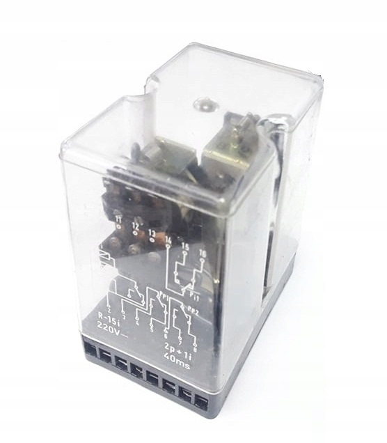 PRZEKAŹNIK R-15i 220V DC 2p+1i 40ms