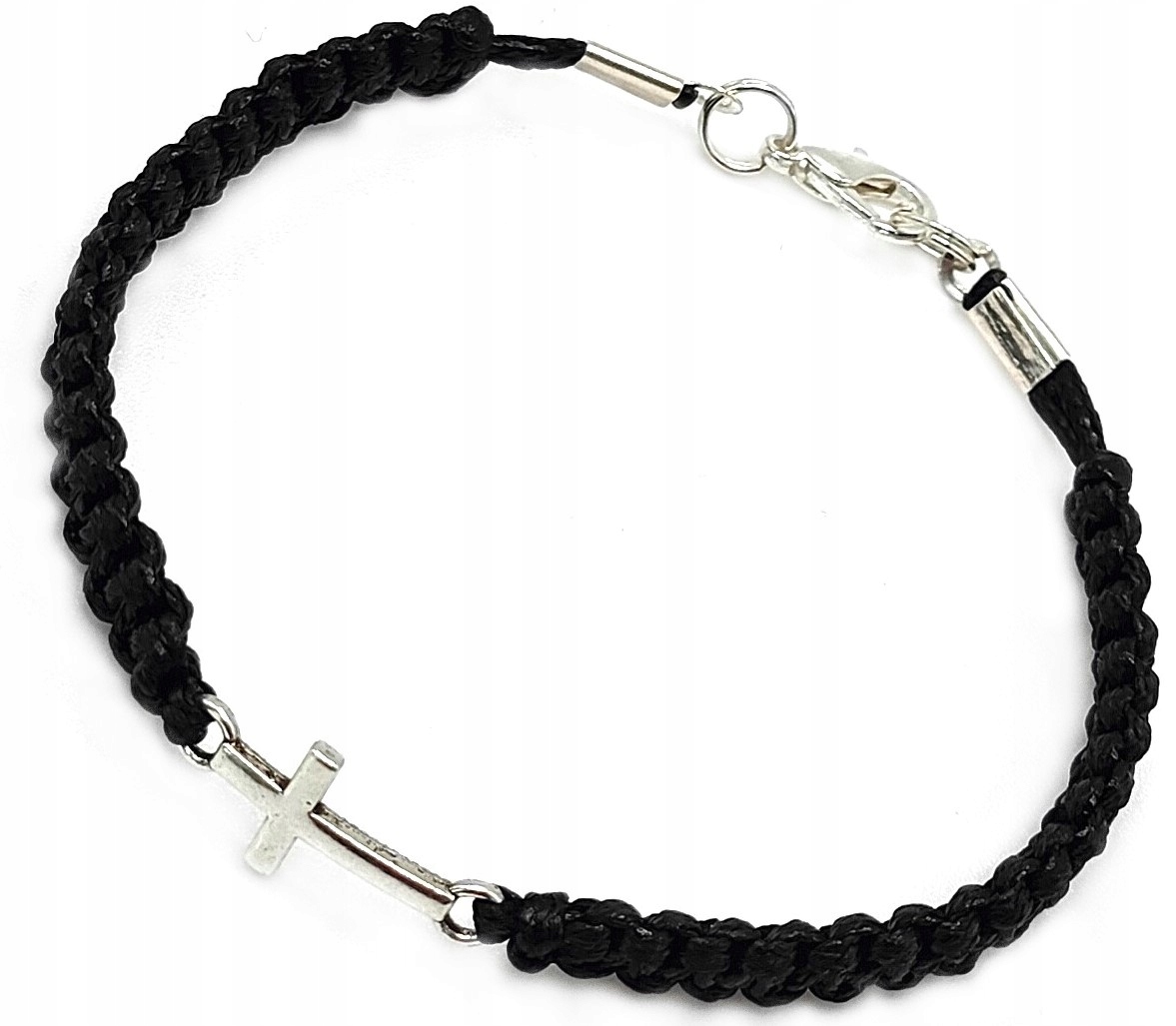 

Bransoletka męska krzyżyk makrama