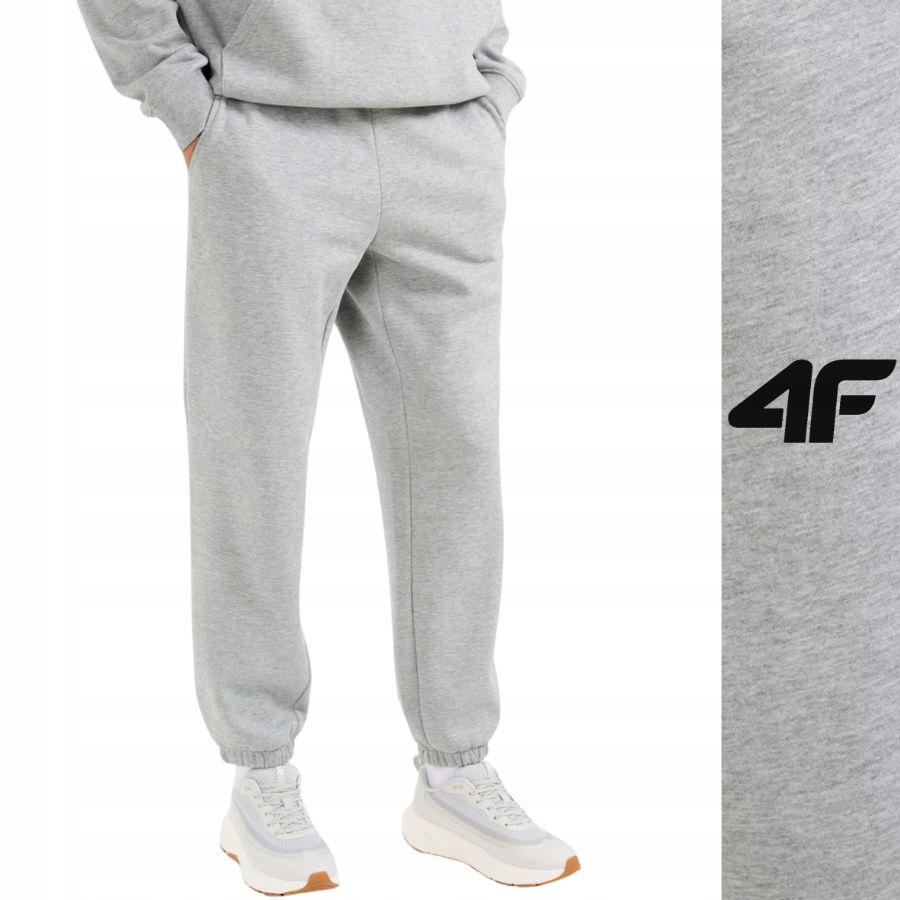Spodnie Męskie 4F Dresowe Sportowe Joggery Dresy Na Co Dzień