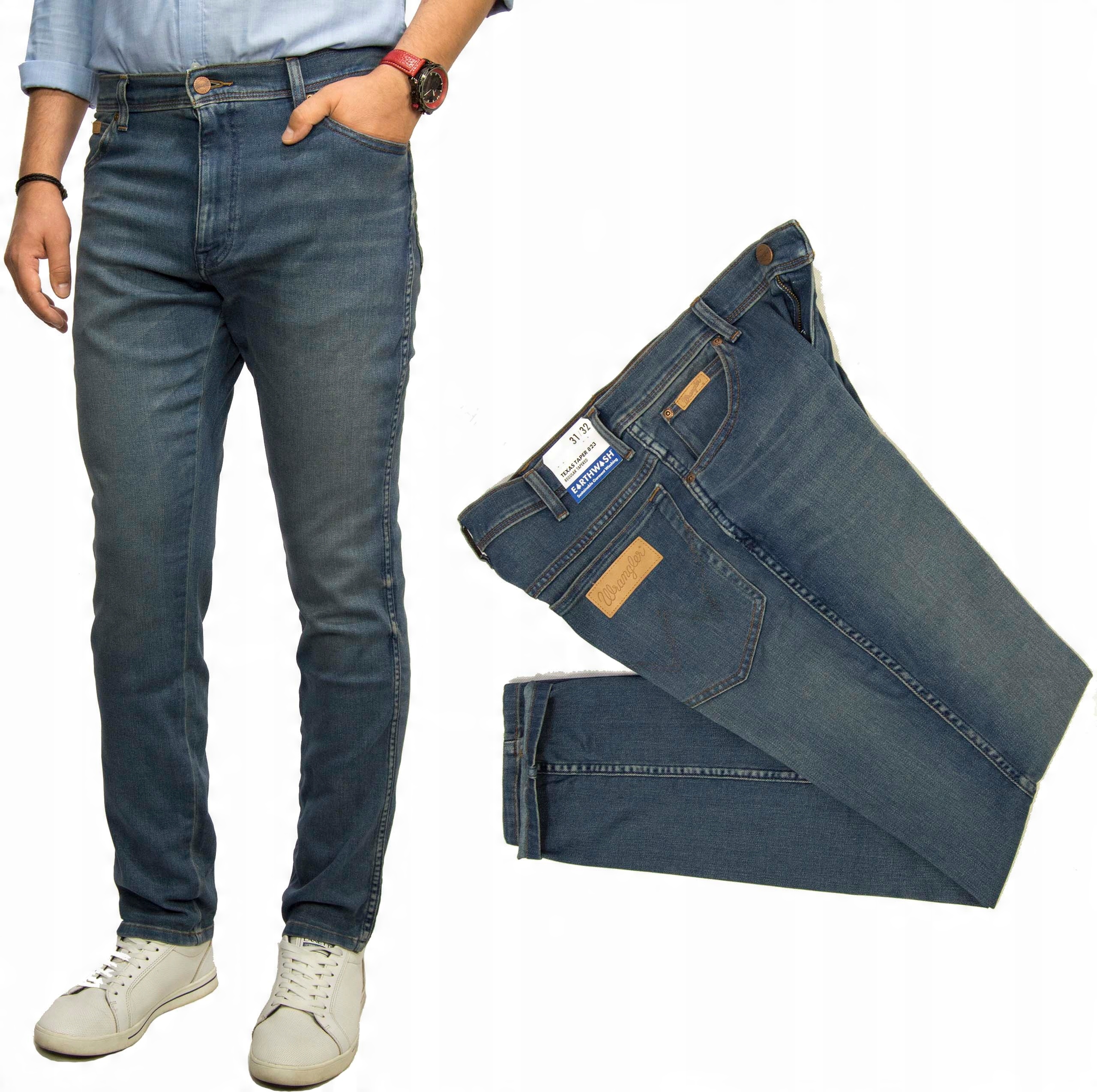 

Wrangler Texas Taper Twist spodnie jeansy W33 L32