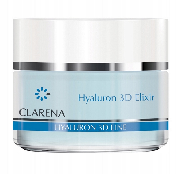 Clarena Hyaluron 3D Elixir Intensywnie nawilżający eliksir 50ml