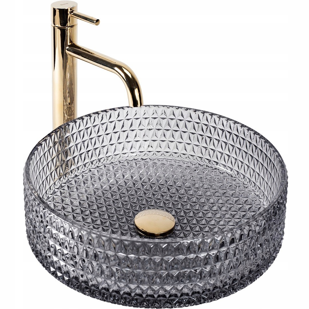 Umyvadlo Cristal 35 Šedé Na Desku