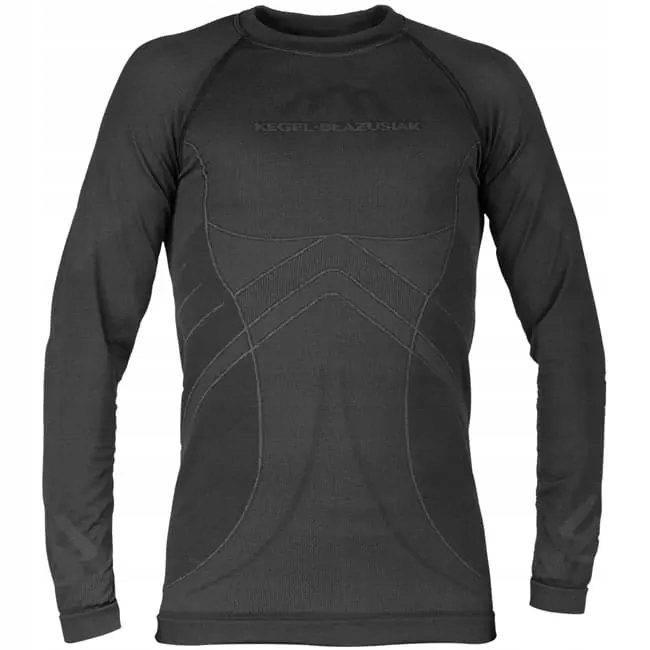 Termoaktivní tričko s dlouhým rukávem Kb černé M