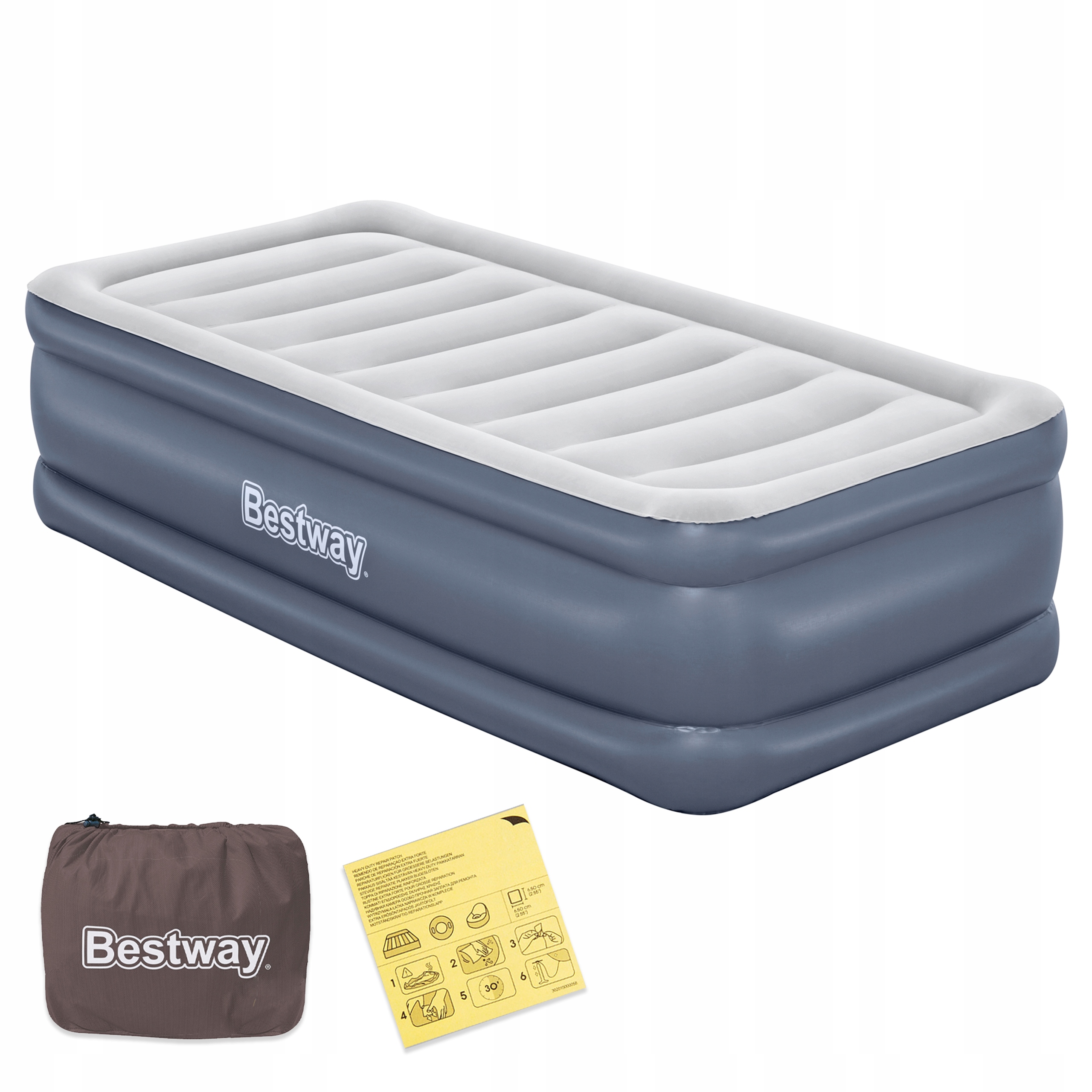 Matrace Jednolůžková postel Bestway s pumpou 230V Velur Model 2026