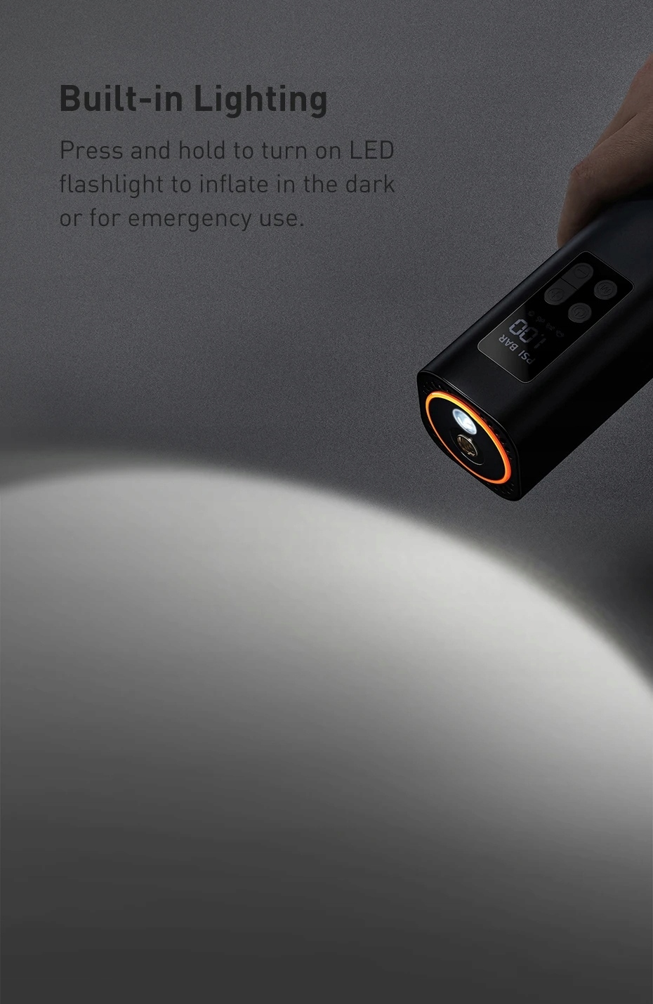 MINI PRZENOŚNA SPRĘŻARKA, 12V, 150PSI, KOMPAKTOWA, CYFROWA POMPKA DO OPON Kod producenta MINI PRZENOŚNA SPRĘŻARKA