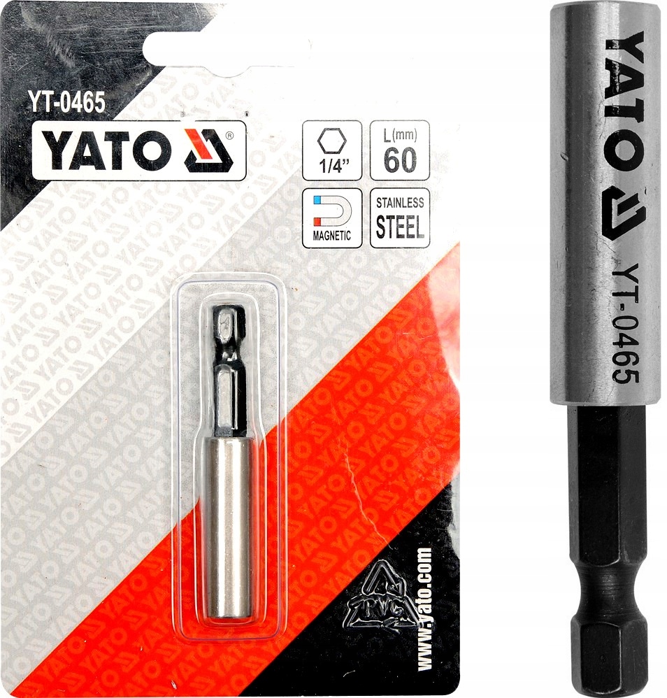 

Yato Uchwyt Magnetyczny Do Bitów Hex 1/4'' 60MM