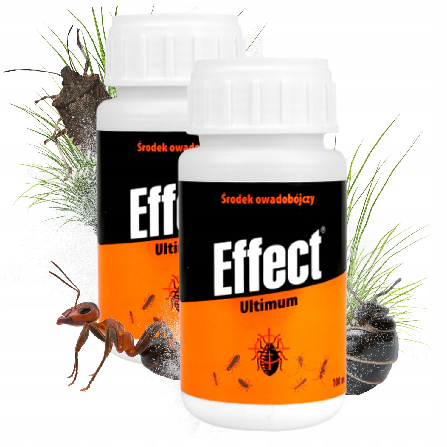 Effect Ultimum Oprysk Preparat do ogrodu Środek na muchy komary 100ml x2